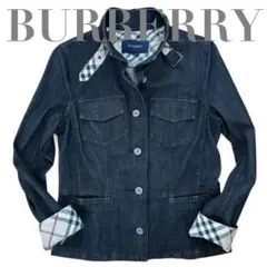 【極美品】 BURBERRY LONDON デニムジャケット ノバチェック L