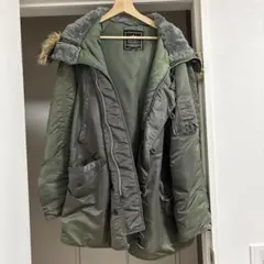 メンズ　ALPHA INDUSTRIES オリーブグリーン N-3B