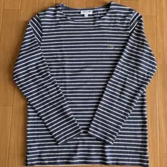 LACOSTE スリムフィット ロンT ネイビー・ホワイト　ボーダーT FR 4のサムネイル