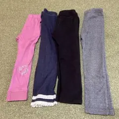 キッズ レギンス パンツ 4点セット　女の子
