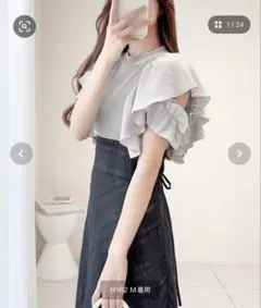 mily bilet ワンピースグレー Mサイズ