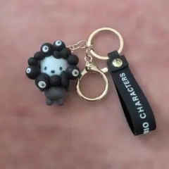 万博 ミャクミャク サンリオ キーホルダー 黒ミャクなりきり