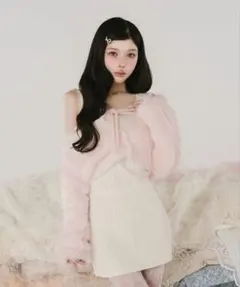 ♡Darich ケーブルニットソーセットミニワンピース FREE ♡