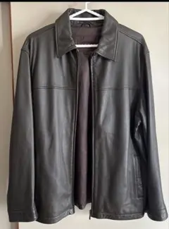 レザージャケット ブラウン