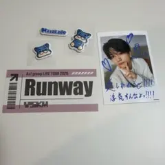Aぇ!group Runway aぇ ステッカー　ミニフォト　落下物　正門