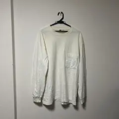 UNIQLO クルーネックT（長袖) ホワイト　XL