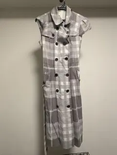 BURBERRY チェック柄 シャツワンピース