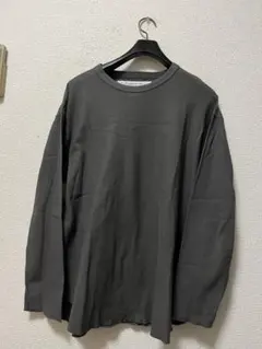 19AW　EEL PRODUCTS　ロンT　/サンプル　チャコール　ストレッチのサムネイル