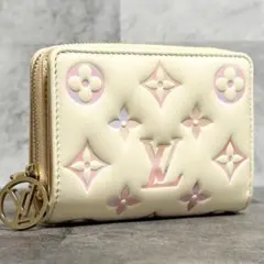 25ss⭐️ルイヴィトン ポルトフォイユ ルー 折り財布 ラムレザー ピンクグラデ