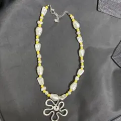 ネックレス イエロー