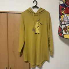 ミミッキュ刺繍フード付きパーカー