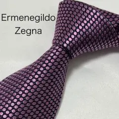 エルメネジルドゼニア　ネクタイ　ネイビー　無地　ソリッドタイ　美品 エルメネジルドゼニア ネクタイ ネイビー 無地 ソリッドタイ 美品