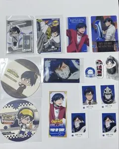ヒロアカ　ジロリ　アニカフェ　10周年特典カード他　東急コラボ飯田天哉セット