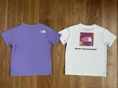 ザノースフェイス　スクエアロゴ Tシャツ 120 2枚セット