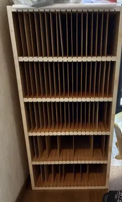 すずらん　学習塾　木製書類収納 すずらん様専用 学習塾 木製書類収納 複数仕切り付き 学研 公文 5列20