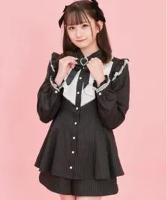 Secret Honey リボンラッフルセットアップ