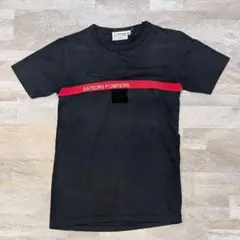 ★メルカリ市★希少★フランス軍 消防隊 Tシャツ ダークネイビー Sサイズ相当