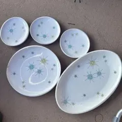 Franciscan 50’s vintage スターバースト　食器セット 5点