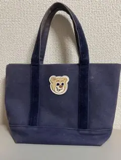 オールドテディワッペントート　ネイビー