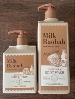 新品未使用　Milk Baobab ハイセラ ボディウォッシュ＆ローションセットのサムネイル