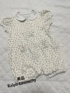 Ralph Lauren 花柄ロンパース 70 半袖