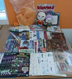 大量 ドラゴンボール クリアファイル クッション ぬいぐるみ等 まとめ売り