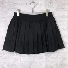 ガーリー 小悪魔 シズニルック古着 同色レース切替 ミニプリーツスカート
