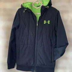 Under Armour 中綿コート Sサイズ ブラック/グリーン