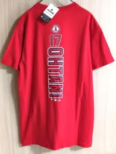 【値下】MLB エンゼルス　17　大谷翔平　チームロゴ　レアtシャツM