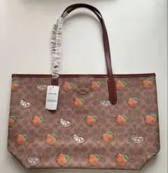 COACH トートバッグ チェリー柄 CF444 - メルカリ