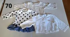 ファリミアカーティガン・ミニーカットソー　長袖　まとめ売り