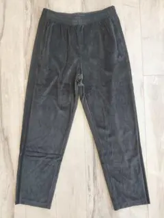 XL 新品 アディダス adidas ベロア トラックパンツ ジャージ 黒
