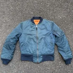 ぺ*ぺ様 90s alpha MA-1 フライトジャケット グリーン Sサイズ