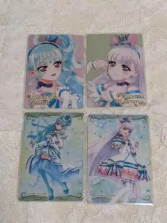 コンパス ライアリ 魔法少女リリカ クリアカード 4枚セット まとめ売り