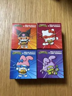 ま*な様 Hello Kitty x Turtles 4体　海外　マクドナルド