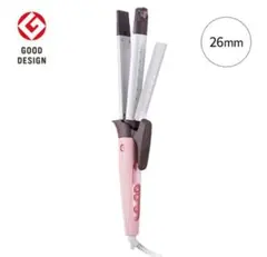 【販売終了】マイナスイオン2WAYスチームヘアアイロン(26mm径)※カバー付