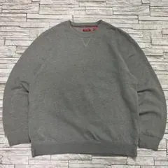 IZOD スウェット グレー ワンポイントロゴ 刺繍 Lサイズ USA古着