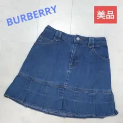 BURBERRY　美品　デニムスカート　140 　ジーンズ生地
