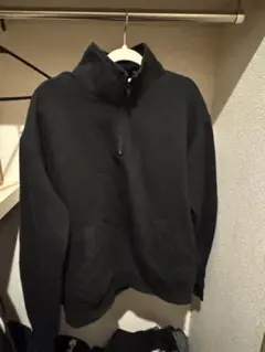 Champion ハーフジップスウェット ブラック