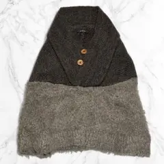 Johnbull ジョンブル ポンチョ ケープ ニット アウター モコモコ 羽織