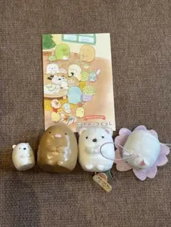 すみっコぐらし セット まとめ売り しろくま とんかつ マスコット ぬいぐるみ