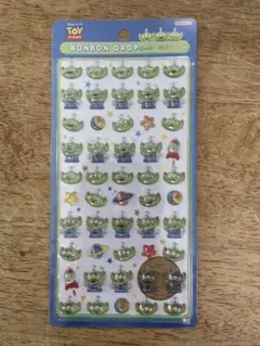 正規品　ボンボンドロップシールmini リトルグリーンメン