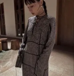 ameri vintage ジャガードドレス　代官山店限定完売品　タグ付き　S