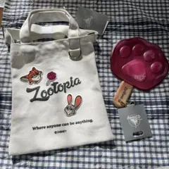 ズートピア　ミニトート　うちわ　セット