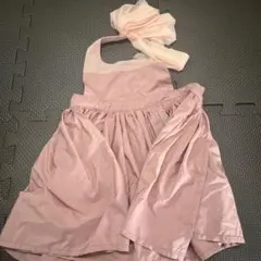 ベビー用　ピンクエプロン マールマール