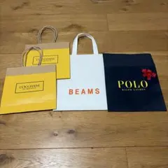ショップ袋4点セット L'Occitane BEAMS Polo
