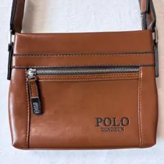 ブラウン ショルダーバッグ メッセンジャー バッグ 2WAY