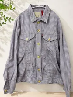 Levi’s Redloop トラッカージャケット L ストライプ コットンのサムネイル