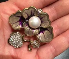 パール ブローチ No.6