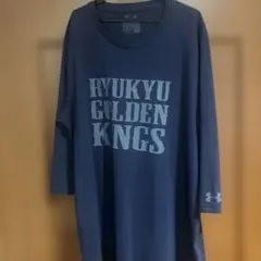 UNDER ARMOUR 琉球ゴールデンキングスXXL 7分Tシャツ　中古美品のサムネイル